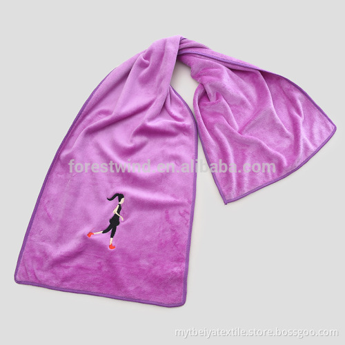 Custom LOGO Outdoor Printing Quick-dry Microfiber Yoga Towel Mat
